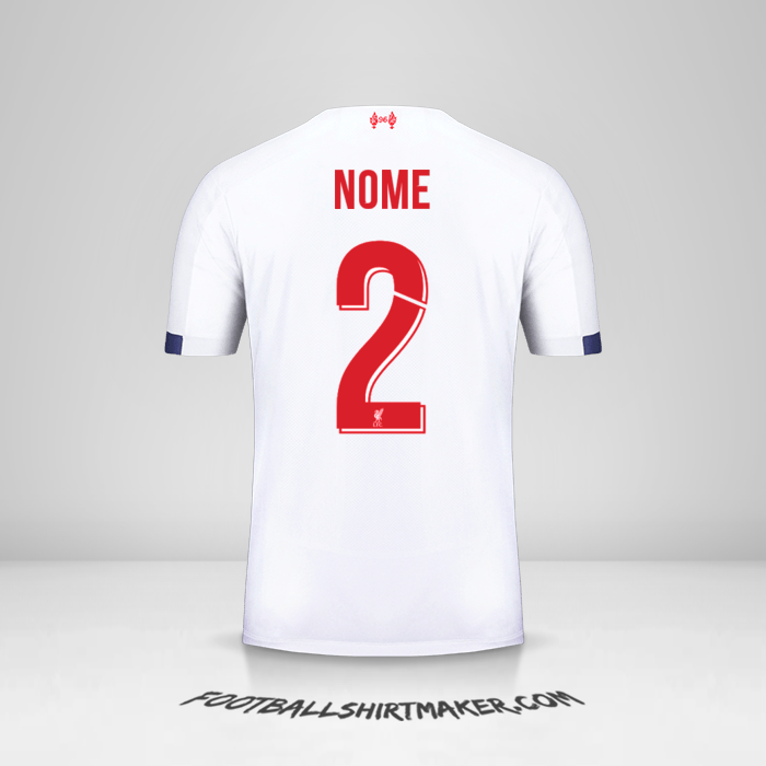 Camisa Liverpool FC Cup 2019/20 Alternativa -  nome - 2