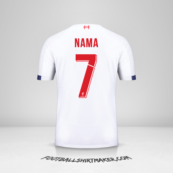 Jersey Liverpool FC Cup 2019/20 Alternatif -  nama - 7