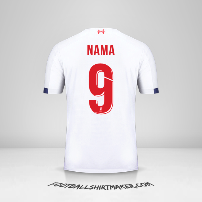 Jersey Liverpool FC Cup 2019/20 Alternatif -  nama - 9