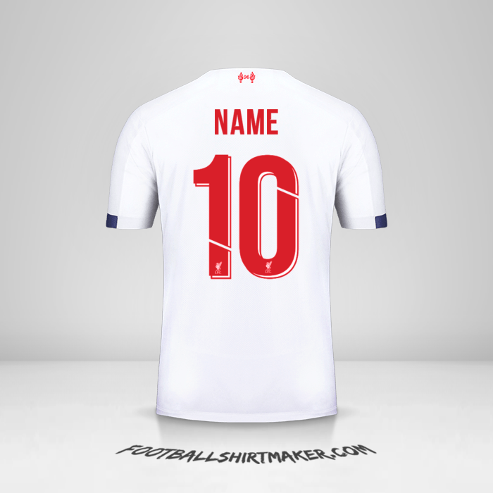 Trikot Liverpool FC Cup 2019/20 Auswärts -  name - 10
