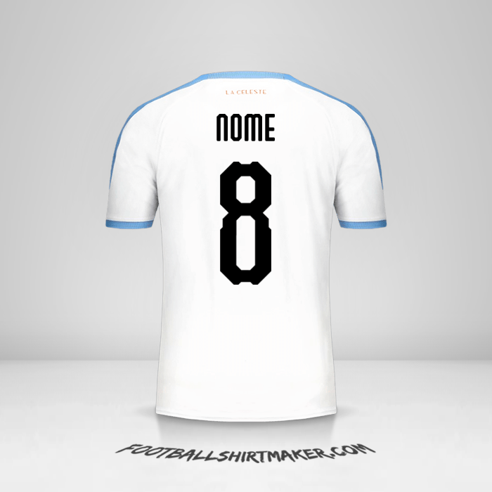 Maglia Uruguay Copa América 2019 Seconda -  nome - 8