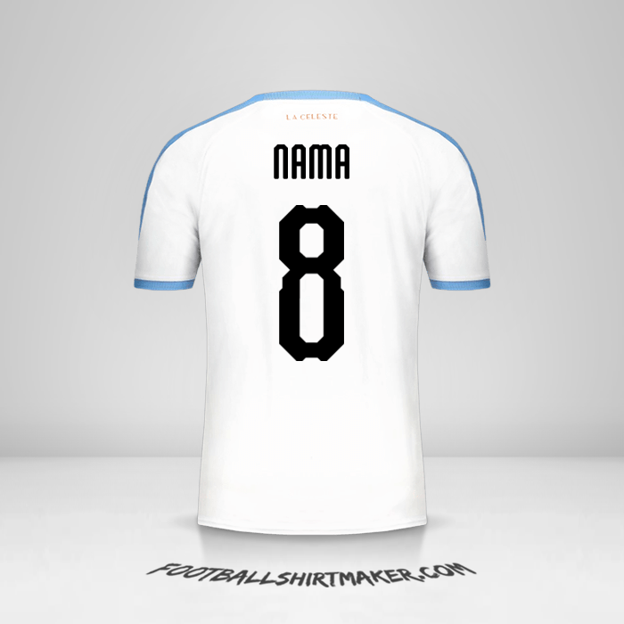 Jersey Uruguay Copa América 2019 Alternatif -  nama - 8