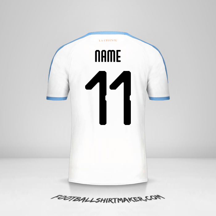 Trikot Uruguay Copa América 2019 Auswärts -  name - 11