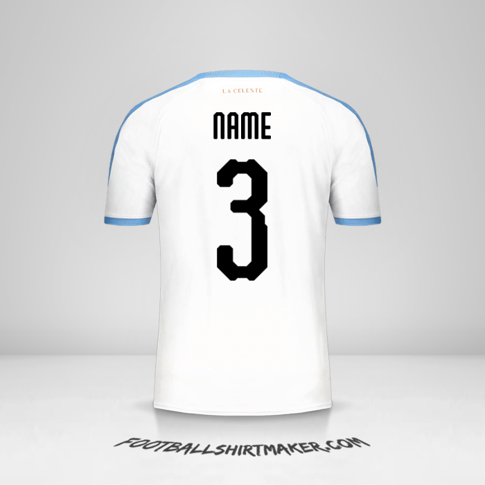 Shirt Uruguay Copa América 2019 Away -  name - 3