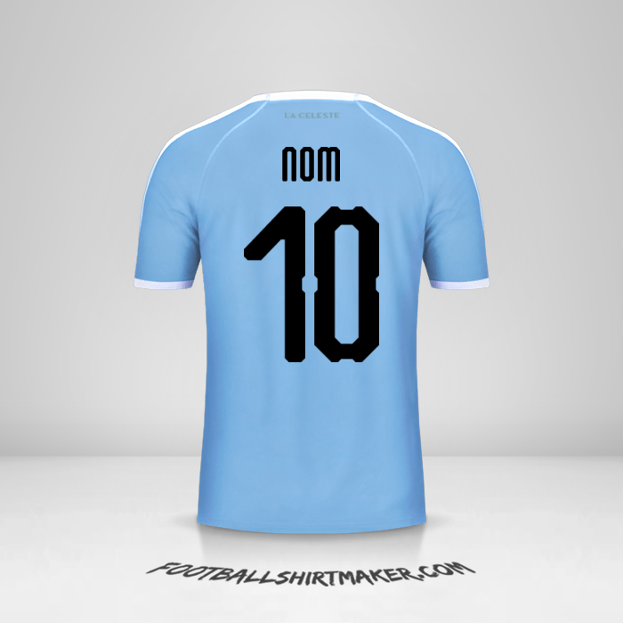 Maillot Uruguay Copa América 2019 -  nom - 10