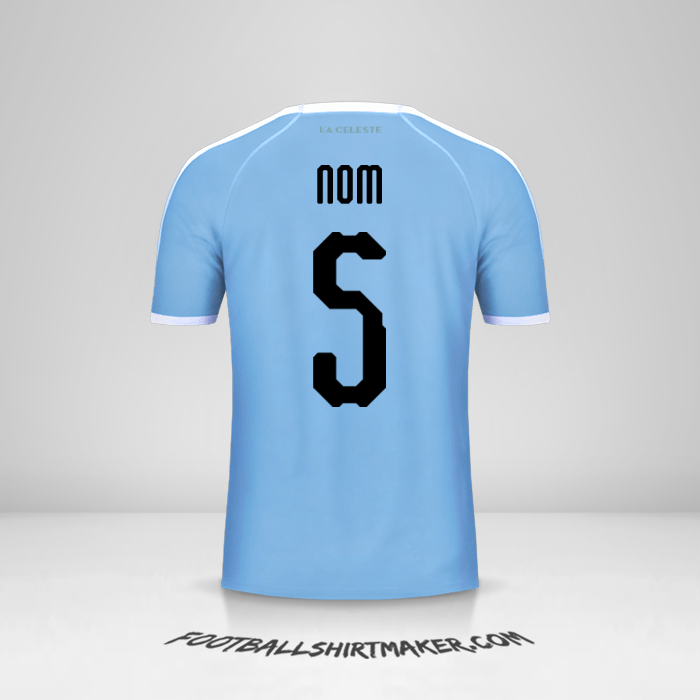 Maillot Uruguay Copa América 2019 -  nom - 5