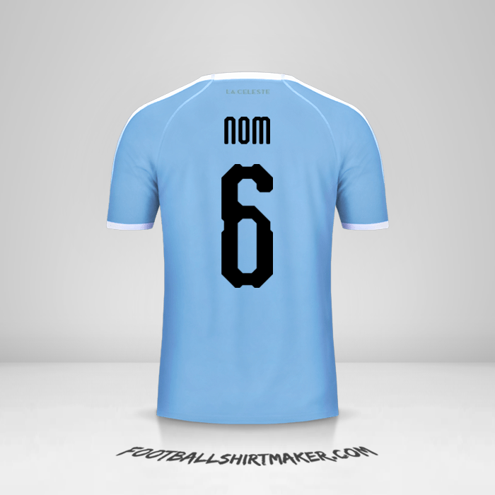 Maillot Uruguay Copa América 2019 -  nom - 6