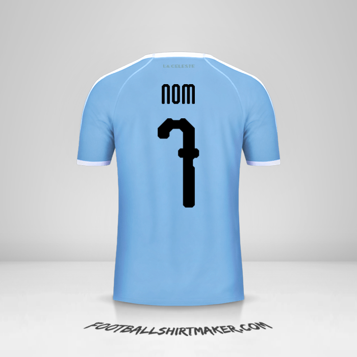 Maillot Uruguay Copa América 2019 -  nom - 7