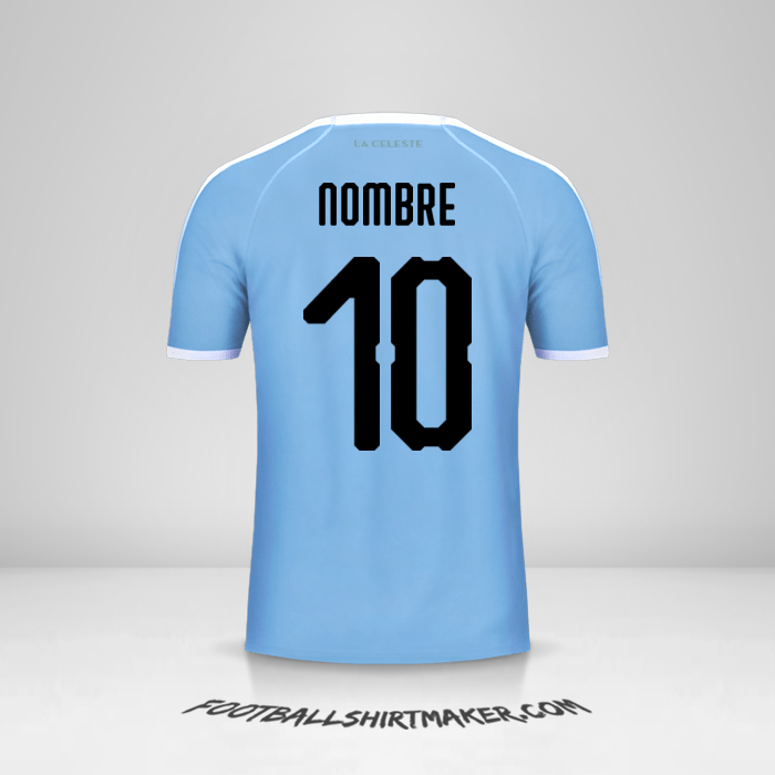 Jersey Uruguay Copa América 2019 -  nombre - 10
