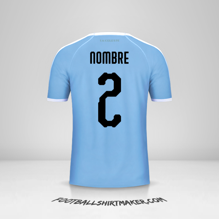 Jersey Uruguay Copa América 2019 -  nombre - 2
