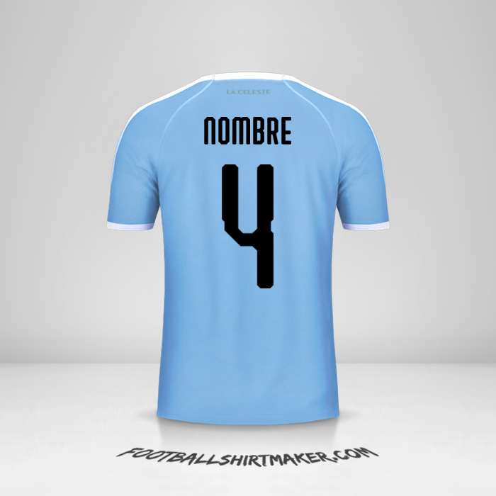 Camiseta Uruguay Copa América 2019 -  nombre - 4