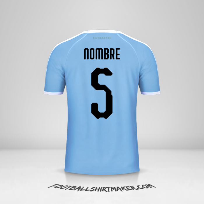 Camiseta Uruguay Copa América 2019 -  nombre - 5