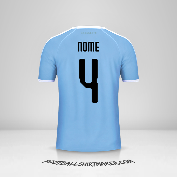 Camisa Uruguai Copa América 2019 -  nome - 4