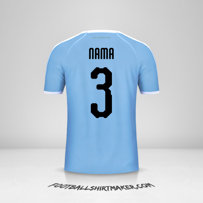 Jersey Uruguay Copa América 2019 -  nama - 3