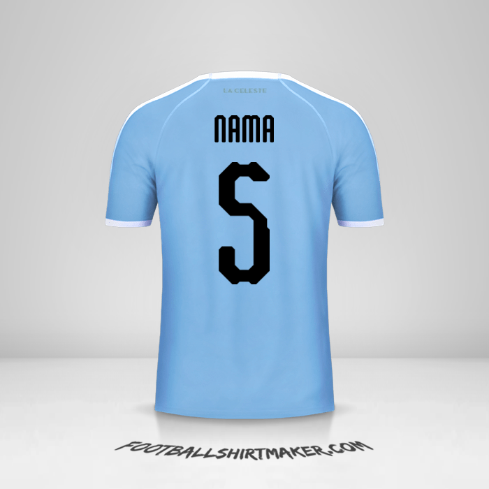 Jersey Uruguay Copa América 2019 -  nama - 5
