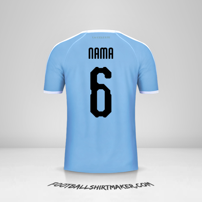 Jersey Uruguay Copa América 2019 -  nama - 6