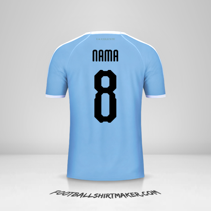 Jersey Uruguay Copa América 2019 -  nama - 8