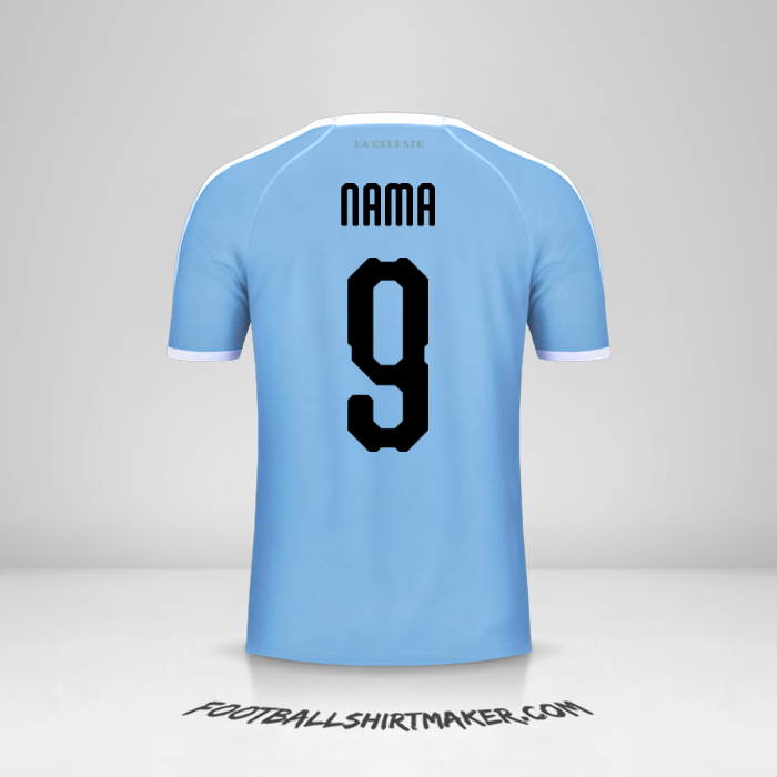 Jersey Uruguay Copa América 2019 -  nama - 9