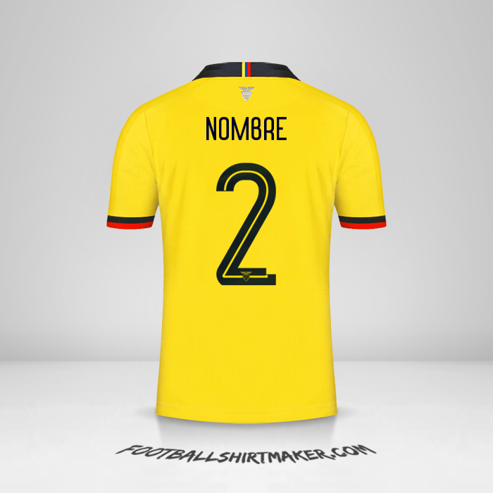 Jersey Ecuador 2019 -  nombre - 2