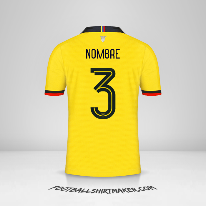 Jersey Ecuador 2019 -  nombre - 3