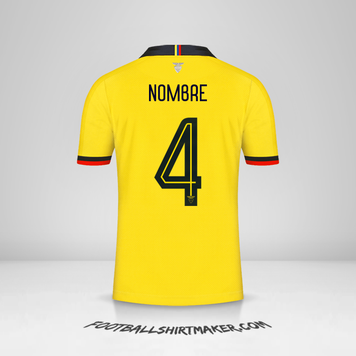 Jersey Ecuador 2019 -  nombre - 4