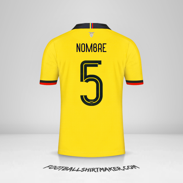 Jersey Ecuador 2019 -  nombre - 5