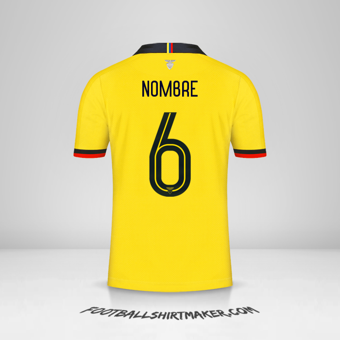 Jersey Ecuador 2019 -  nombre - 6