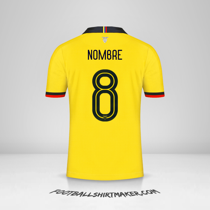 Jersey Ecuador 2019 -  nombre - 8
