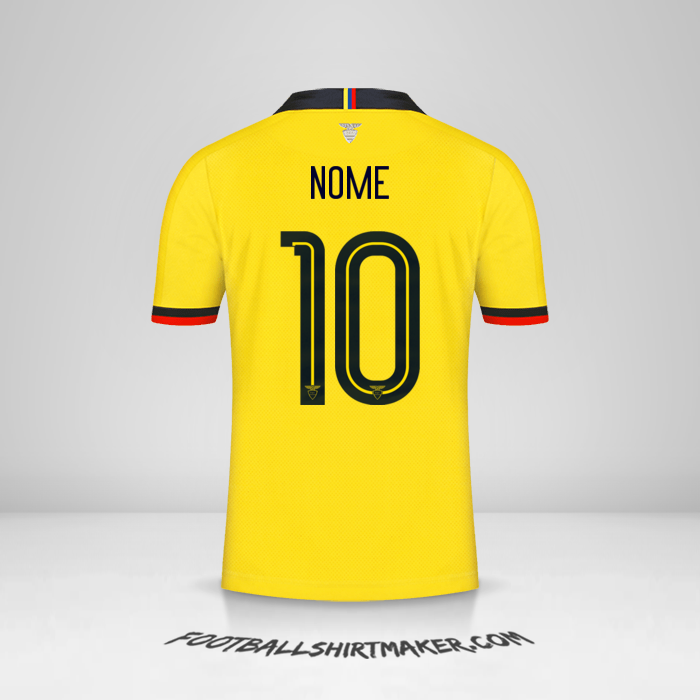 Maglia Ecuador 2019 -  nome - 10