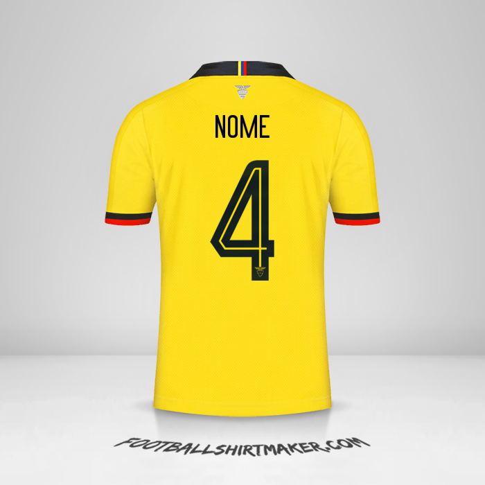 Camisa Equador 2019 -  nome - 4