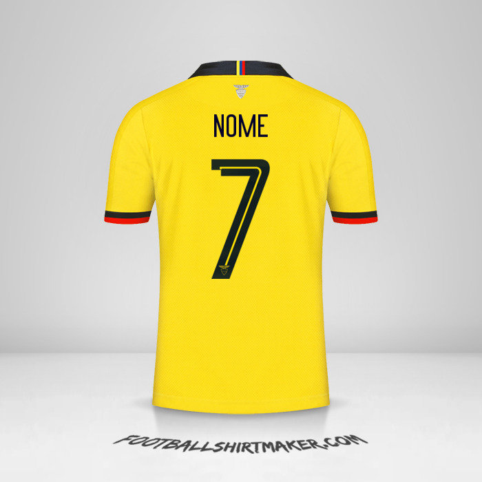 Camisa Equador 2019 -  nome - 7