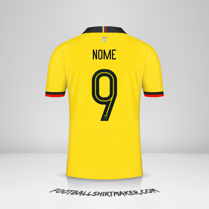 Camisa Equador 2019 -  nome - 9