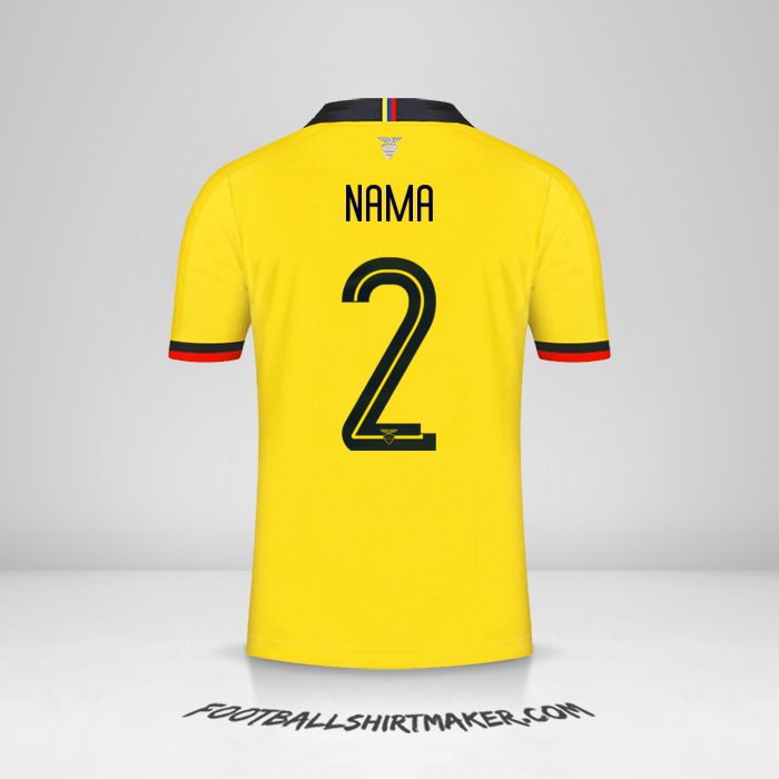 Jersey Ekuador 2019 -  nama - 2