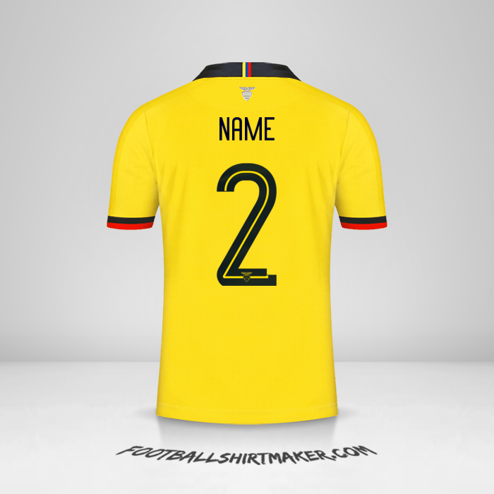 Shirt Ecuador 2019 -  name - 2