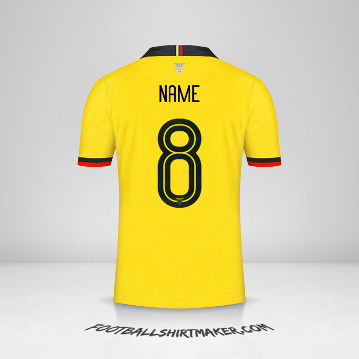 Shirt Ecuador 2019 -  name - 8