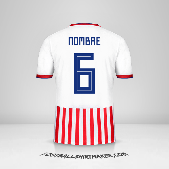 Jersey Paraguay 2018/19 -  nombre - 6