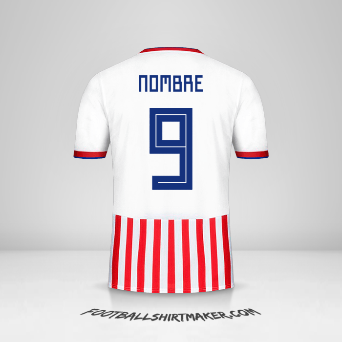 Camiseta Paraguay 2018/19 -  nombre - 9