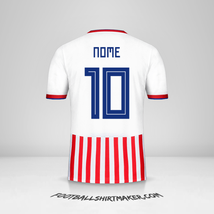 Maglia Paraguay 2018/19 -  nome - 10