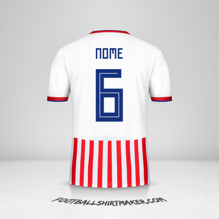 Camisa Paraguai 2018/19 -  nome - 6