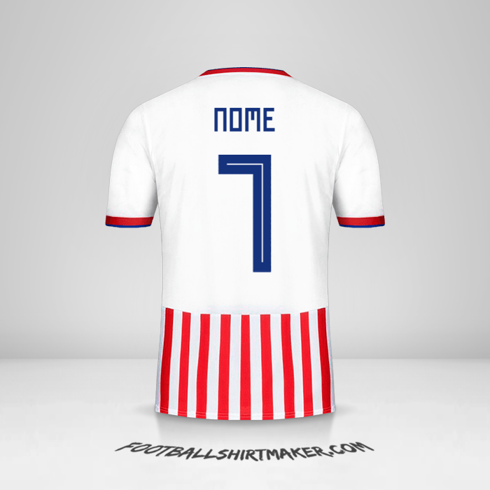 Camisa Paraguai 2018/19 -  nome - 7