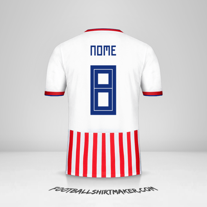 Camisa Paraguai 2018/19 -  nome - 8