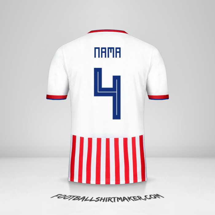 Jersey Paraguay 2018/19 -  nama - 4