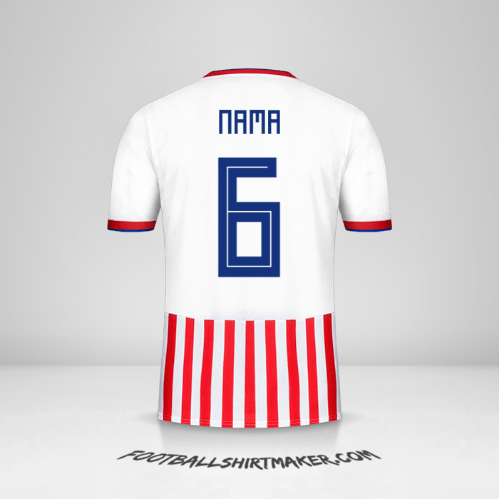 Jersey Paraguay 2018/19 -  nama - 6