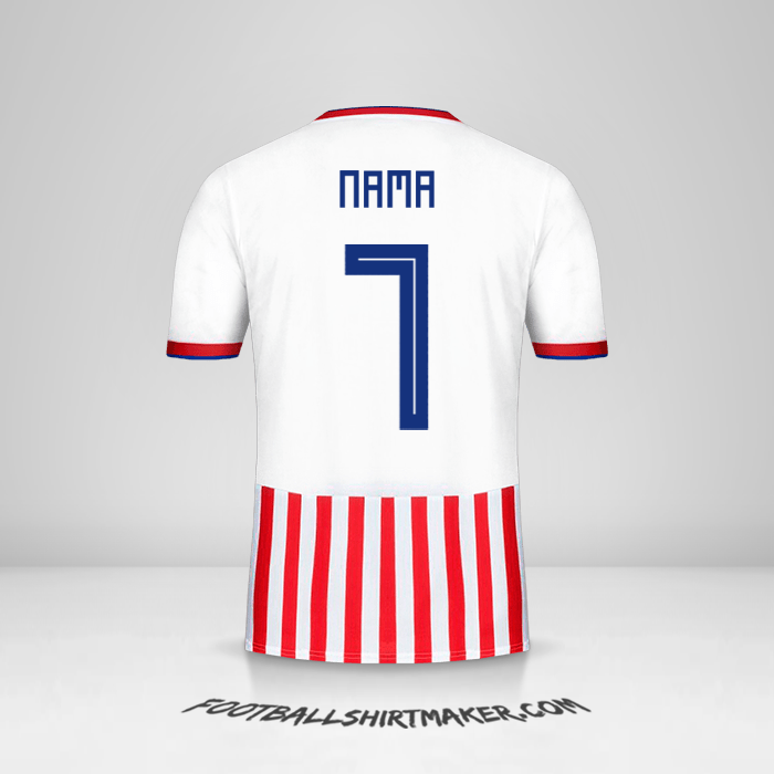 Jersey Paraguay 2018/19 -  nama - 7