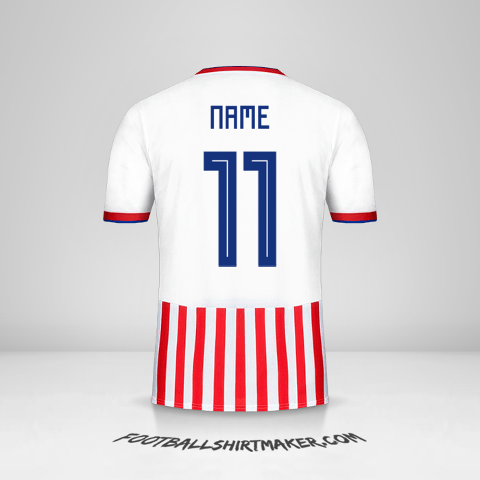 Shirt Paraguay 2018/19 -  name - 11