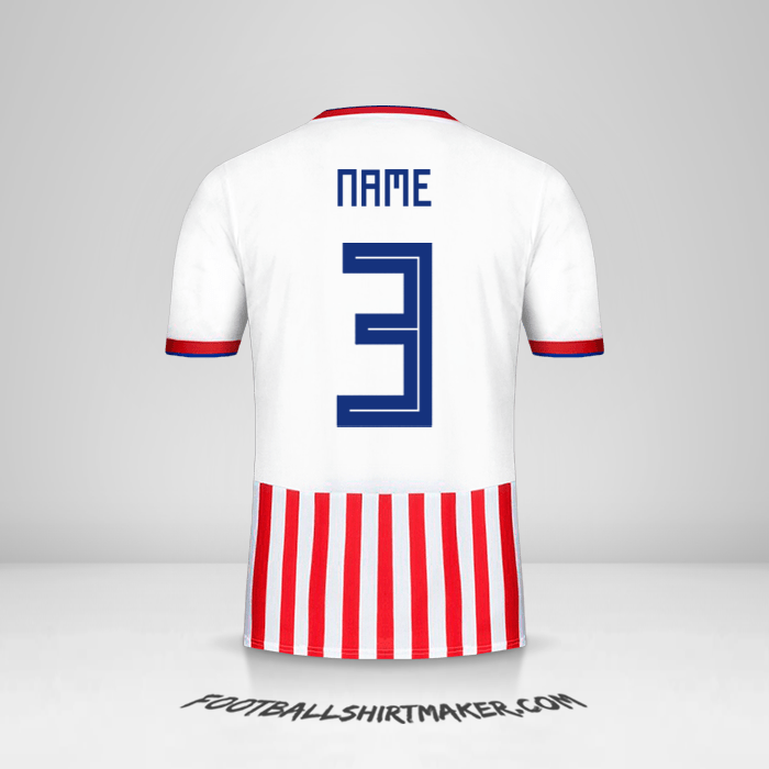 Shirt Paraguay 2018/19 -  name - 3