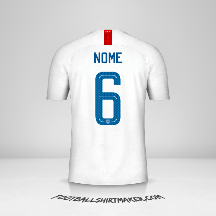 Maglia Stati Uniti 2018 -  nome - 6