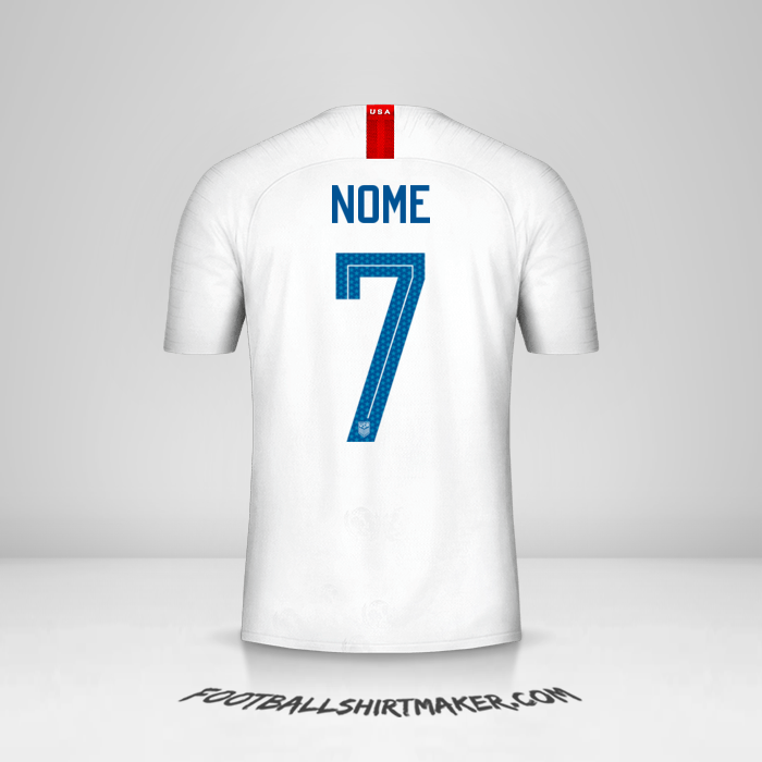 Camisa Estados Unidos 2018 -  nome - 7
