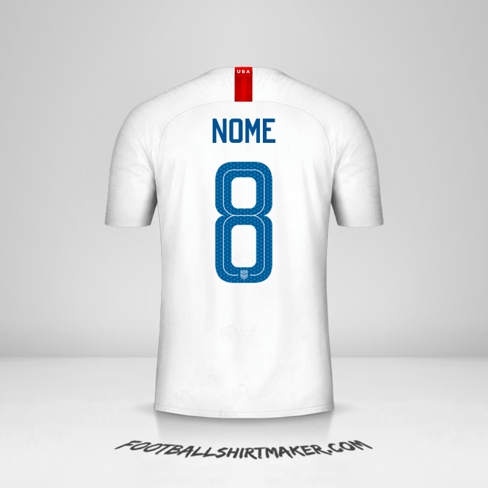 Camisa Estados Unidos 2018 -  nome - 8