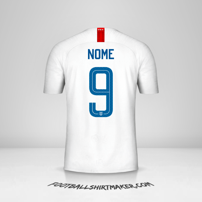 Maglia Stati Uniti 2018 -  nome - 9